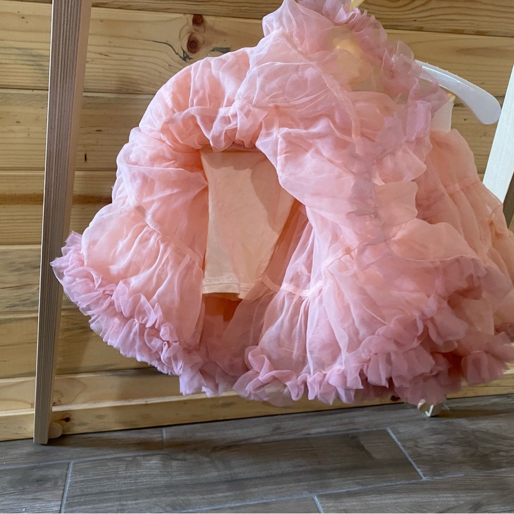 Pink Ruffled Girls Tutu - Picture 3 of 6